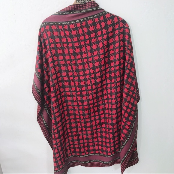 VTG Inspired Houndstooth Scarf / Wrap - Picture 3 of 5